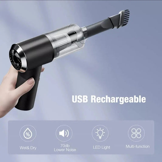 3 in 1 Portable High Power Car Vacuum Cleaner with Blower LivSmart