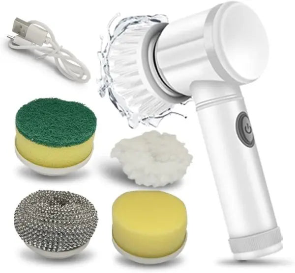 Magic Brush Wireless Battery Cleaning Brush Bathtub Tile Professional Cleaning Brush Rechargeable LivSmart