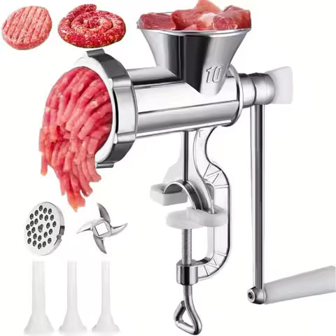 Manual Sausage Machine | Steel Meat Grinder livSmart