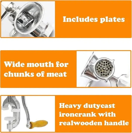 Manual Sausage Machine | Steel Meat Grinder livSmart