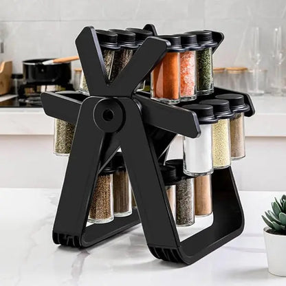 18 Jar Rotating Spice Jar Livsmart