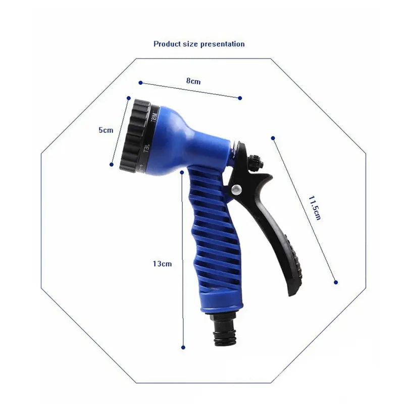 100FT Expandable Flexible Plastic Hose Pipe For Cars Garden Watering With SprayGun LivSmart