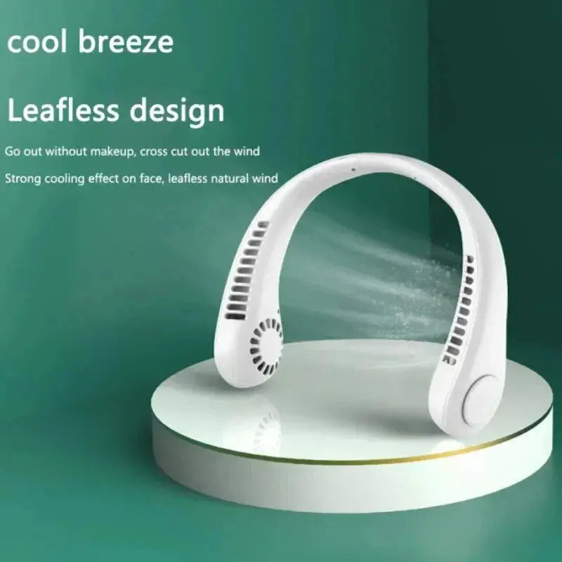 Neck Fan Portable Bladeless | Portable Rechargeable Fan Bladeless Neck Fan (random Color) livSmart