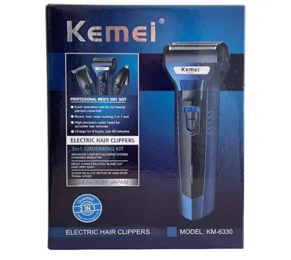 3 In 1 Kemei Rechargeable Shaving Machine livSmart
