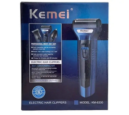 3 In 1 Kemei Rechargeable Shaving Machine livSmart
