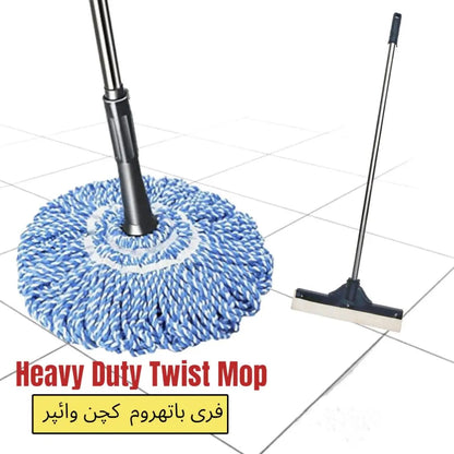 Heavy duty Twist Mop with Magical Rotating Twist System LivSmart