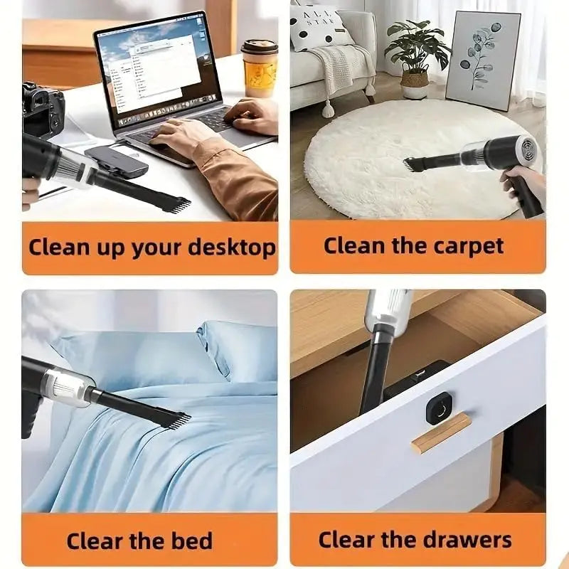 3 in 1 Portable High Power Car Vacuum Cleaner with Blower LivSmart