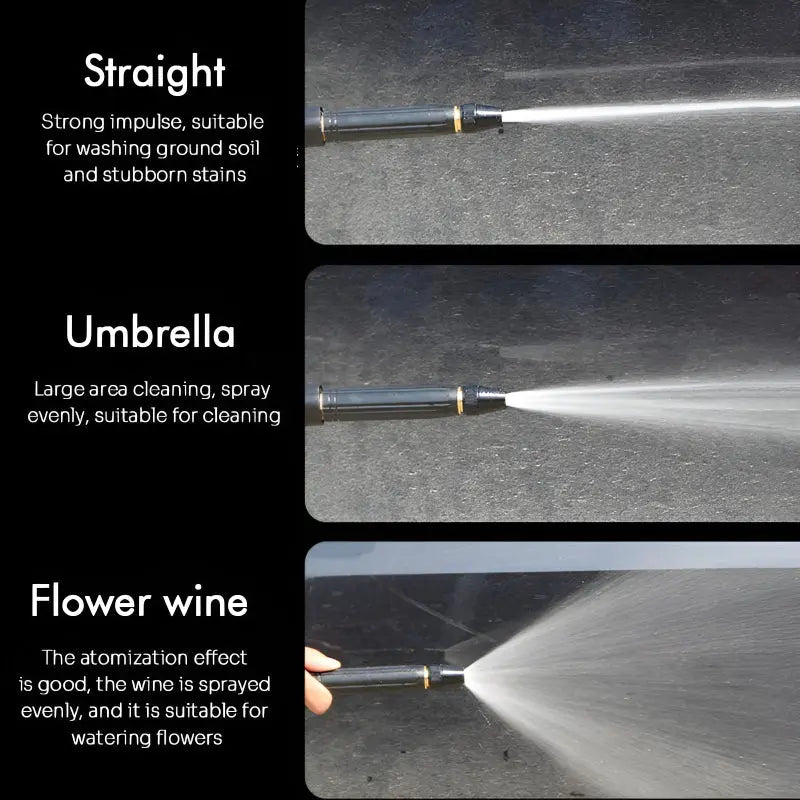 High Pressure Power Washer Car Wash Spray Gun Garden Water Gun Hose Nozzle Watering Irrigation Sprinkler Garden-tools – Plastic LivSmart