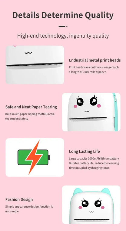 Portable Thermal Mini Printer LivSmart