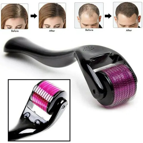 Derma Roller Titanium Micro Needles For Beard And Hair Growth 0.5mm livSmart