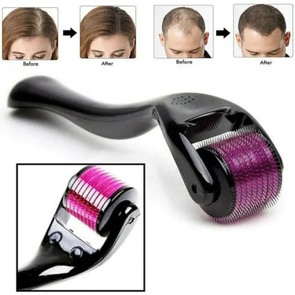 Derma Roller Titanium Micro Needles For Beard And Hair Growth 0.5mm livSmart