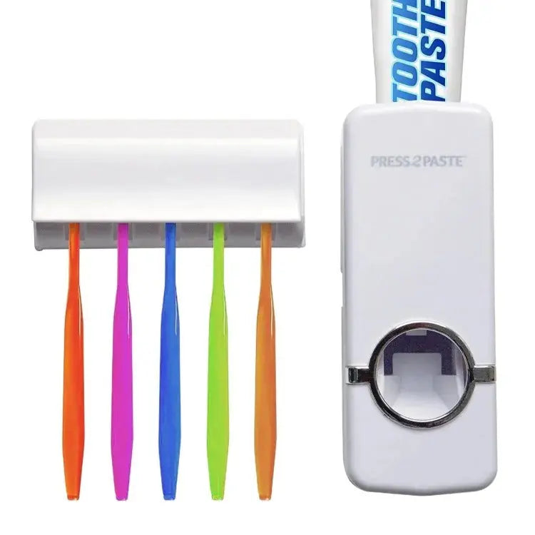 Toothpaste Dispenser Automatic Toothpaste Squeezer And Holder Set livSmart