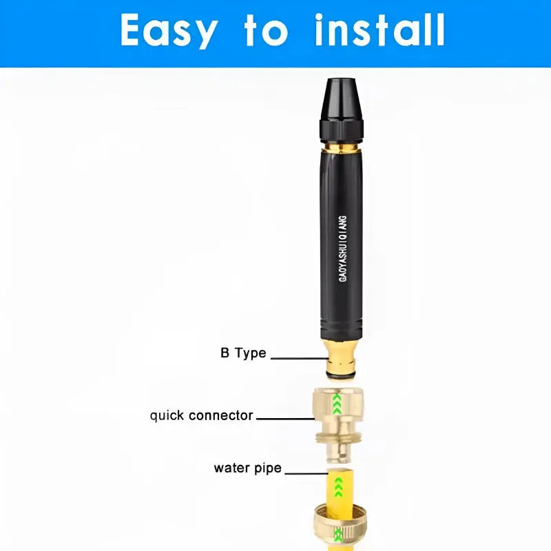High Pressure Power Washer Car Wash Spray Gun Garden Water Gun Hose Nozzle Watering Irrigation Sprinkler Garden-tools – Plastic LivSmart