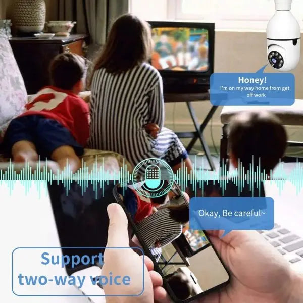 Panoramic WIFI Camera bulb livSmart