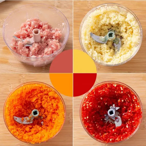 Hand Pulled Multipurpose Chopper & Cutter (Random Color) livSmart