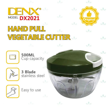 Hand Pulled Multipurpose Chopper & Cutter (Random Color) livSmart