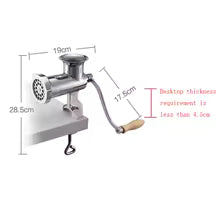 Manual Sausage Machine | Steel Meat Grinder livSmart