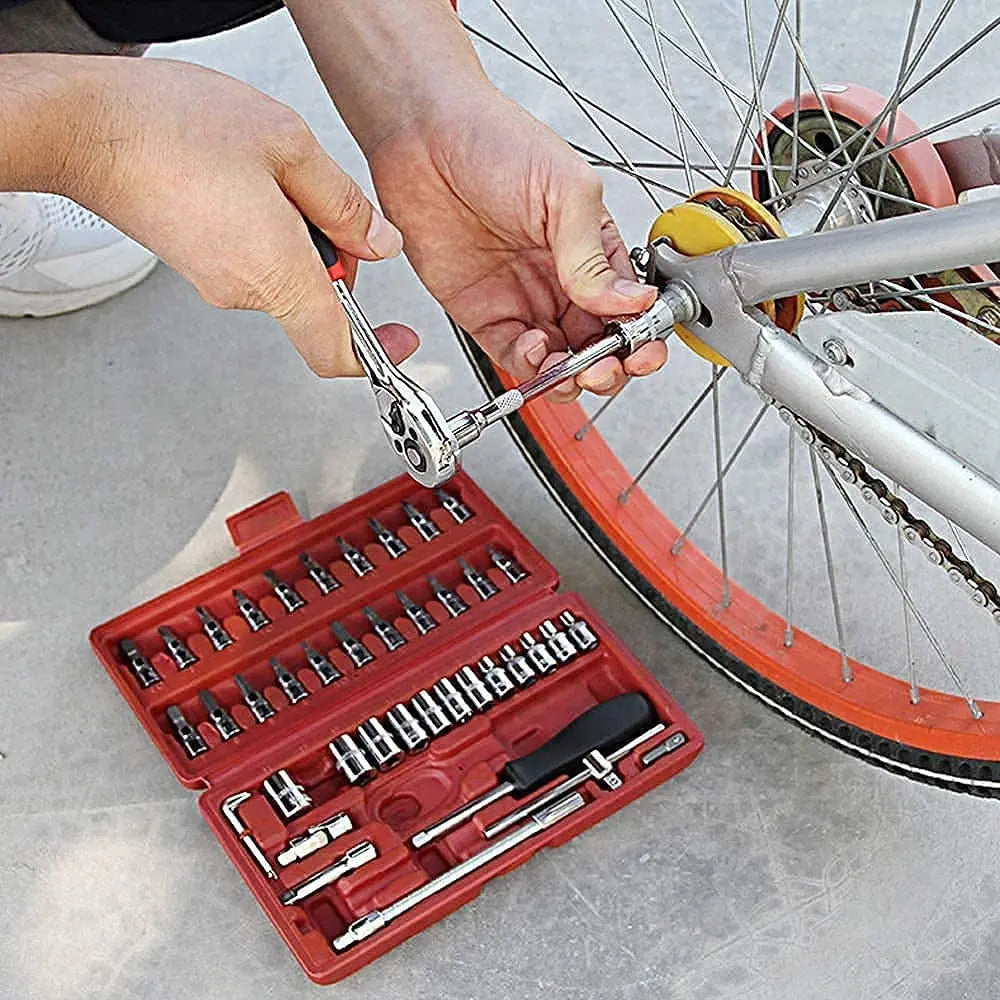 A durable, multi-functional chrome vanadium steel tool kit | CR-V - Socket Set LivSmart