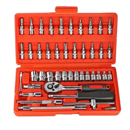 A durable, multi-functional chrome vanadium steel tool kit | CR-V - Socket Set LivSmart
