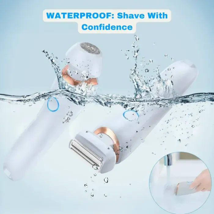 2 In 1 Electric Hair Remover For Women Epilator Bikini Trimmer Face Shavers Hair Razors For Underarms Legs Ladies Body Trimmer