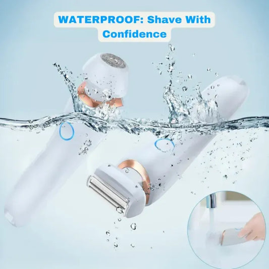 2 In 1 Electric Hair Remover For Women Epilator Bikini Trimmer Face Shavers Hair Razors For Underarms Legs Ladies Body Trimmer