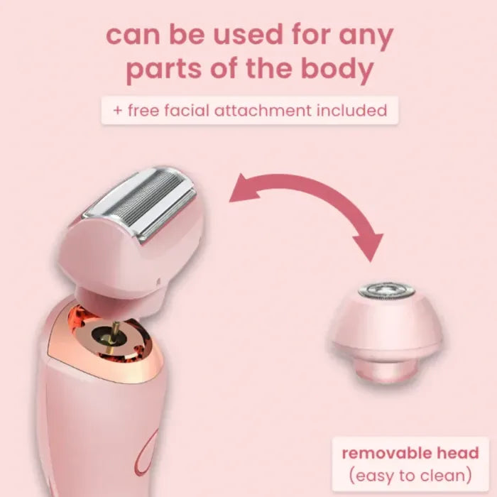 2 In 1 Electric Hair Remover For Women Epilator Bikini Trimmer Face Shavers Hair Razors For Underarms Legs Ladies Body Trimmer