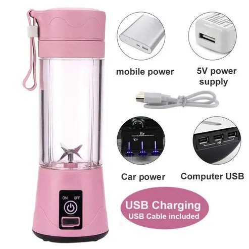 Hand Juicer Maker Fruit Usb Blender (random Color) livSmart