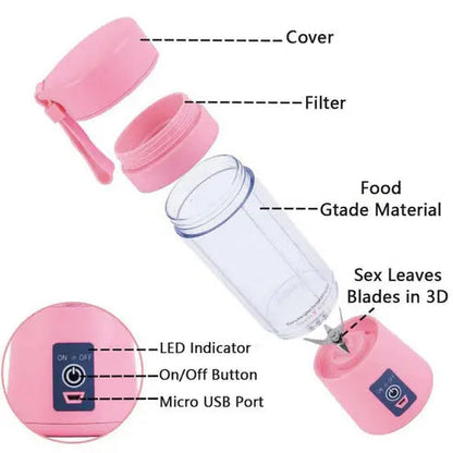 Hand Juicer Maker Fruit Usb Blender (random Color) livSmart