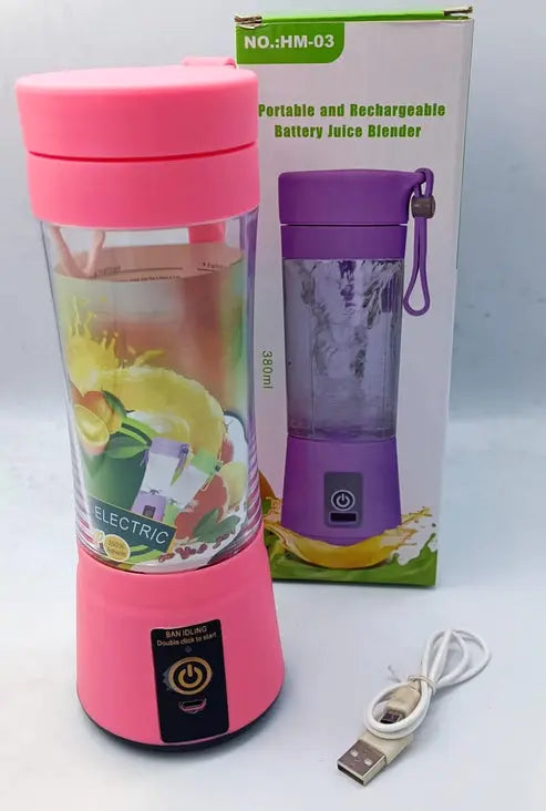 Hand Juicer Maker Fruit Usb Blender (random Color) livSmart